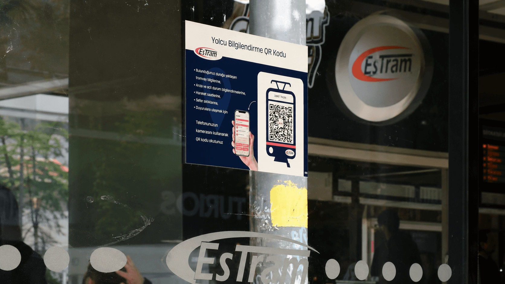 Tramvay Duraklarında da QR Kod Dönemi Başladı